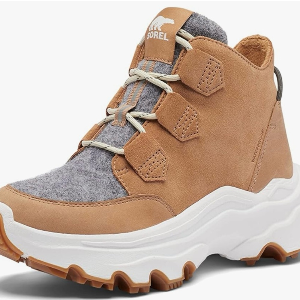 SOREL Women's Kinetic Breakthru Caribou Waterproof Boot